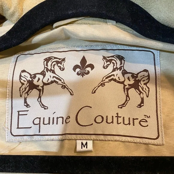 Equine Couture Women's Brown Quilted Riding Jacket size medium - Picture 15 of 15